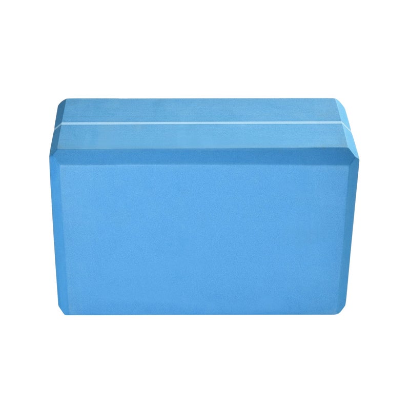 Hugger Mugger 4 in. Foam Yoga Block (Blue) - Image 3